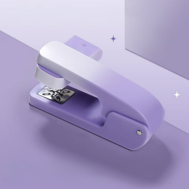 Agrafeuse, Agrafeuse de Bureau Rotative à 360 Degrés, Tête Pivotante pour Livraisons, Fonctionnement Sans Effort à un Seul Doigt, Capacité de 20 Feuilles, Conception Résistante à l'Étouffement, Comprend 1000 Agrafes