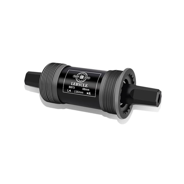 Eigraketly Rodamiento roscado de soporte inferior cónico cuadrado para bicicleta Lebycle para exteriores Ciclismo 116MM Eigraketly OD022486-07