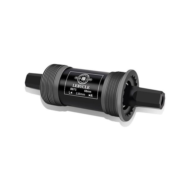 Eigraketly Rodamiento roscado de soporte inferior cónico cuadrado para bicicleta Lebycle para exteriores Ciclismo 116MM Eigraketly OD022486-07
