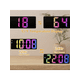 thumbnail image 3 of 1pc, LED Digital Alarm Clock, Creative Electronic Clock Alarm Clock Colorful Large Screen Bedroom Alarm Clocks, Home Decor, Room Decor, 3 of 4