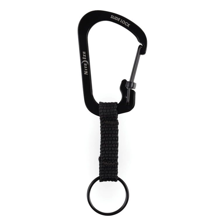 Stainless Steel Locking Carabiner Key Ring photo 2