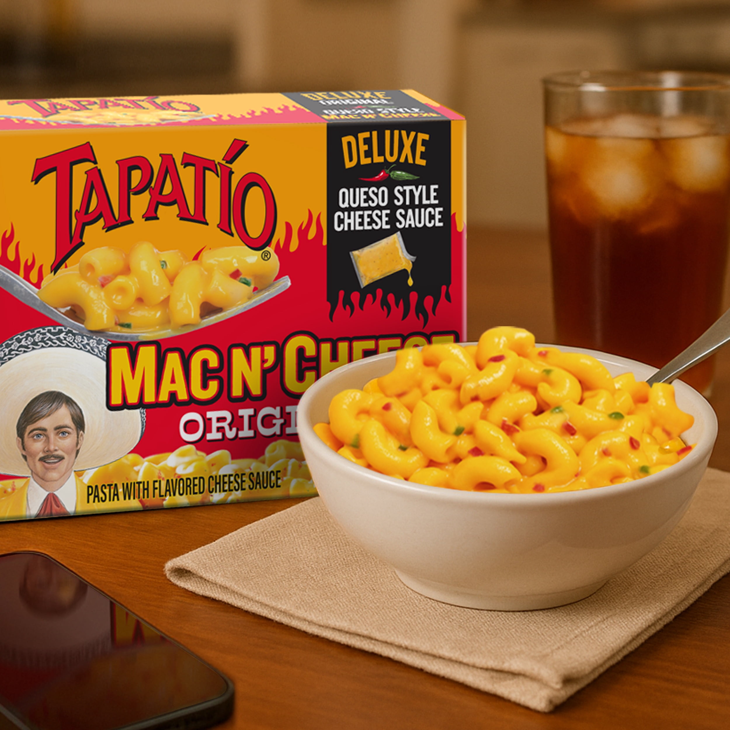 (2 pack) Tapatio Mac N Cheese Deluxe Original Dinner 12 oz. Ready to cook