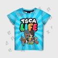 thumbnail image 1 of Toca Life World Camiseta De Impresión Para Niños , Niñas , Moda , Camisetas De Manga Corta Juego Lindos De Dibujos Animados Gao Jiahui unisex, 1 of 2