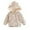 Khaki, variant on LIUJUNSHOP Baby Girl Jacket Winter Thick Long Sleeve Hooded Zipper Outerwear Warm Cozy Toddler Coat Hood Khaki 12-18 Months