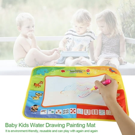Hurrise Peinture Jouets Bebe Enfants Dessin A L Eau Tapis De Peinture Avec 2 Stylos D Apprentissage Jouer Jouets Cadeaux Colore Reutilisable Walmart Canada