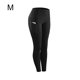 thumbnail image 1 of Leggings Pantalones elásticos de yoga de cintura alta Fitness Sports Mujer Trajes, Negro, M Noticed AP002120-06, 1 of 7
