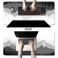 thumbnail image 2 of Mountains Morning Haze, Black and White Large Mouse Pads, Anti-Slip Rubber Base XXL Mouse Pad for Full Desk, 2 of 6