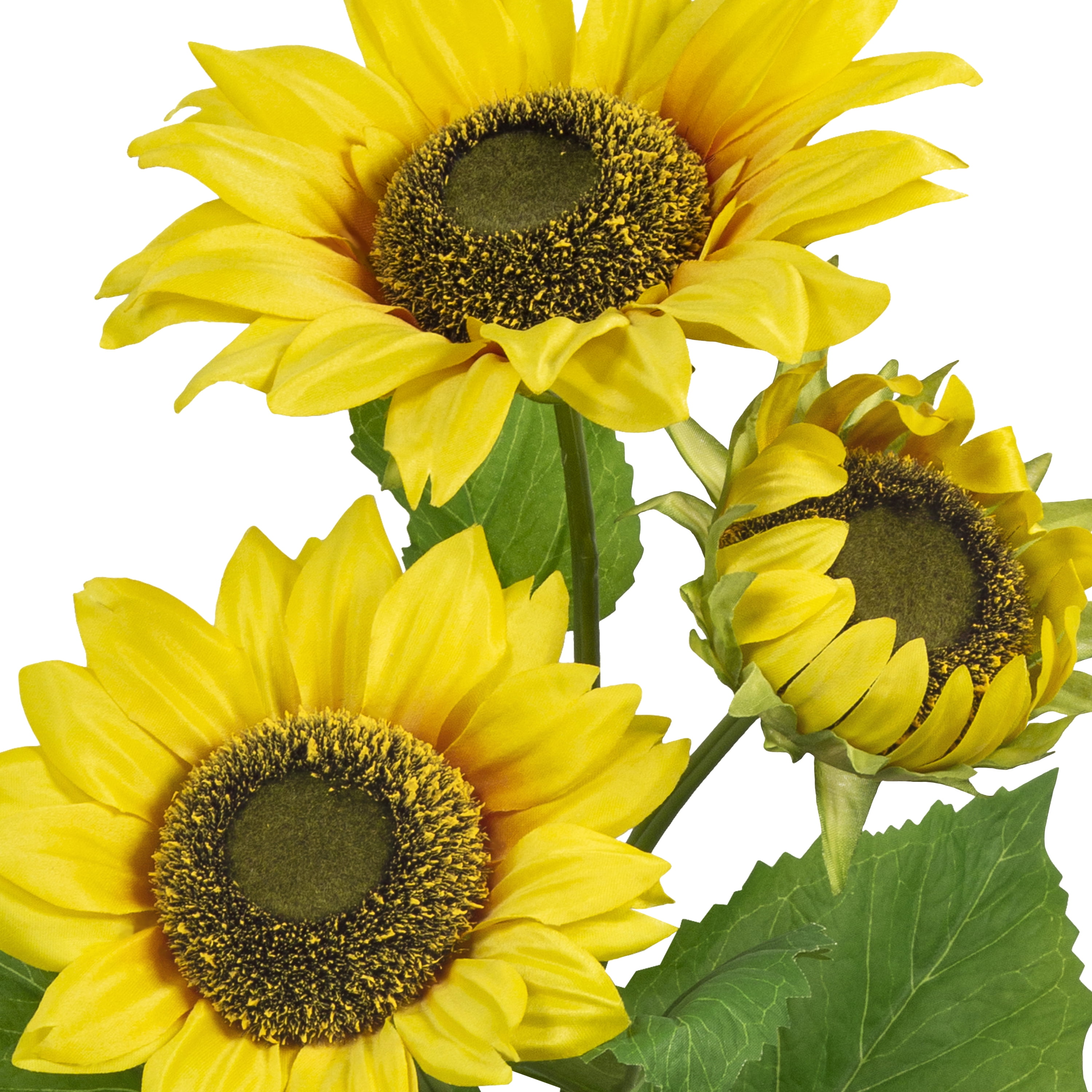Mainstays Artificial Silk Yellow Sunflower Indoor Bouquet
