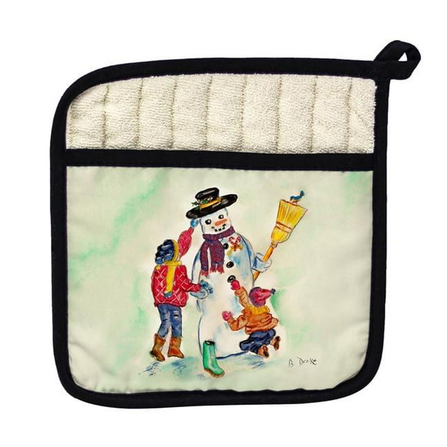 Betsy Drake PT903 Snowman Pot Holder