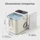 thumbnail image 5 of Máquina de Hielo EWTTO EW-H816 | Hielo en 6-8 min | 12kg/Día | 3 Modos: Grande/Pequeño/ECO | Programable | Autolimpieza | 1.8L Agua | Canasta 800g | Bajo Ruido ≤55dB | Uso Casero/Exterior, 5 of 10