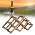 thumbnail image 3 of Soporte Plegable De Para Botellas De Vino, Soporte De Exhibición Para Almacenamiento De Vino, Gabinete Para El Hogar, Hotel, Oficina, Soporte Para Botellas De Vino, Estantes, 3 of 7