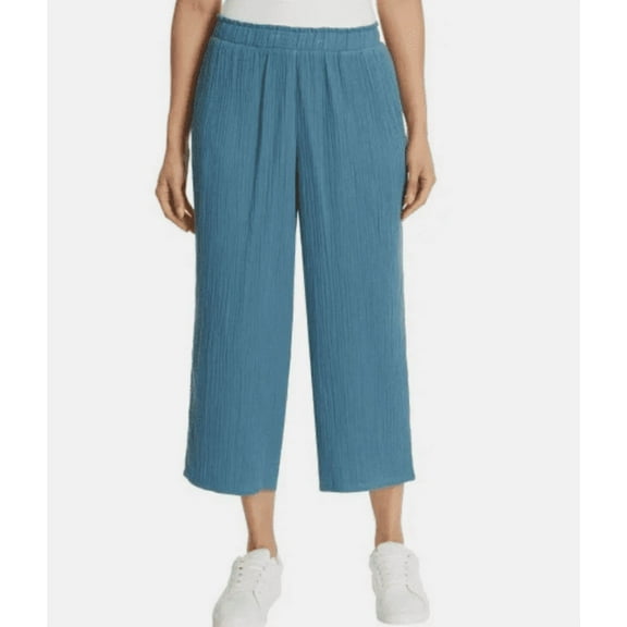Jessica Simpson Women's Gauze Pant Blue Small