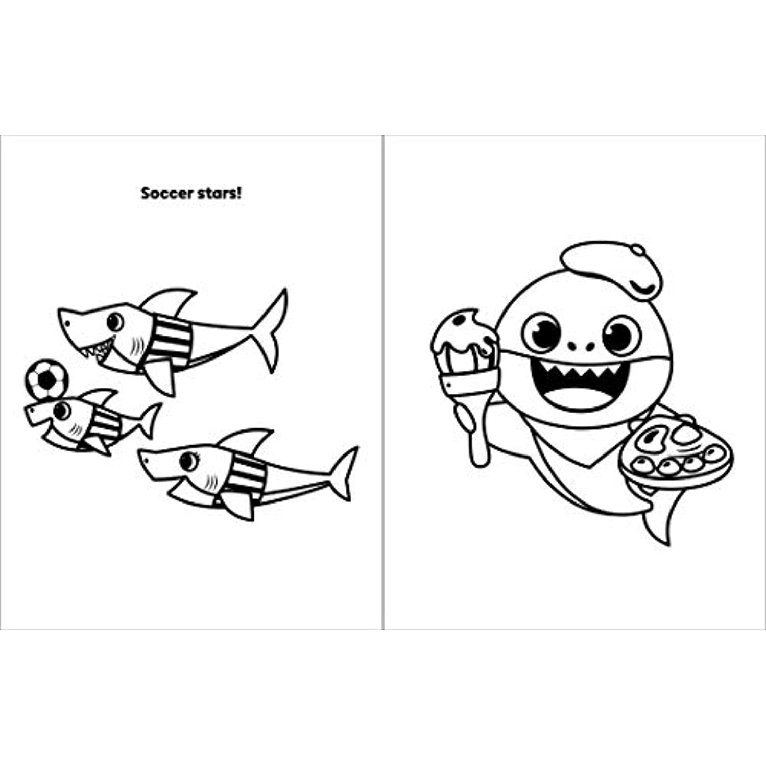 pinkfong baby shark my first big book of coloring by buzzpop paperback walmart com