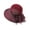 Red, variant on Church Hats for Women 2025, Audhol Women Hat Bridal Wedding Church Tea Party Wide Brim Summer Sun Cap Ladies Hats Wine One Size