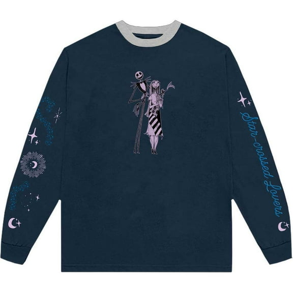 The Nightmare Before Christmas Unisex Long Sleeve T-Shirt: Celestial (Embellished) (X-Large)