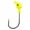 Chartreuse, variant on Fishin' Delite Saltwater Jig Heads, Red, 1/2 oz.