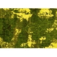 thumbnail image 1 of Ahgly Company Machine Washable Indoor Rectangle Abstract Yellow Modern Area Rugs, 3' x 5', 1 of 4