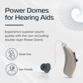 thumbnail image 2 of Hearing Aid Domes, Power Domes for Hearing Aids, 10Pcs Resound Hearing Aid Domes (Small), 2 of 6