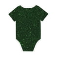 thumbnail image 6 of Rocae Emerald Green Sparkling for Baby Cotton Short-Sleeve Bodysuits for Unisex Onesies Bodysuit-3 Months, 6 of 7