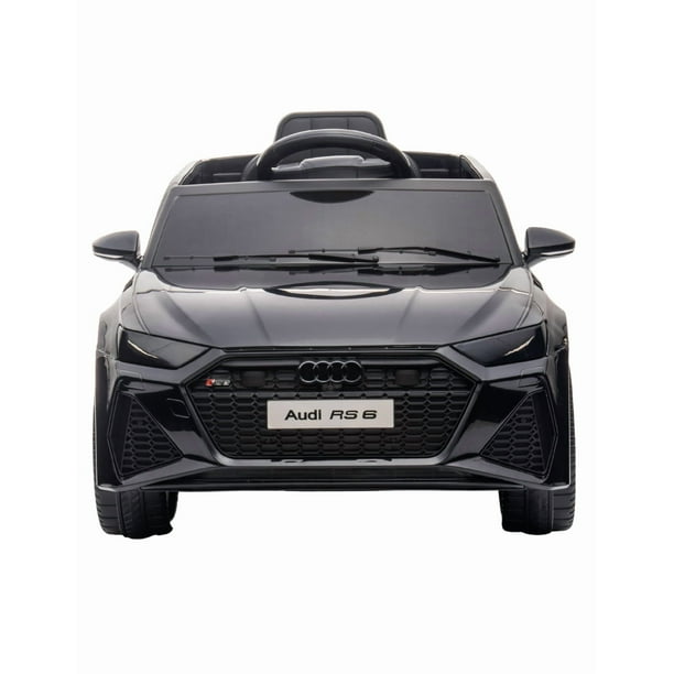 PINGÜE® Montable Eléctrico Niños AUDI® Audi RS 6 Licencia Oficial | Control Remoto 2.4 GHz | Batería 12V 4.5AH |8 Km/h | 2 Motores 390 |Luces LED, Música, Radio| BLACK