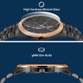 thumbnail image 3 of Bomieux Mens Watch, Classic Minimalist Men's Quartz Watch Waterproof Watch with Stainless Steel Band Business Dress Men's Watch-Best Gift for Men, 3 of 9