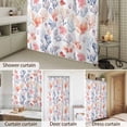thumbnail image 4 of Bathroom Shower Curtain Colorful Corals Ocean Fish Waterproof Shower Curtains with Hooks, Summer Coastal Shell Seamless Bath Curtains Bathtub Curtain Home Decor 36x72in, 4 of 9