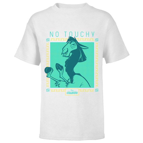 Disney The Emperor's New Groove Llama No Touchy T-Shirt - Short Sleeve T-Shirt for Kids - Customized-White