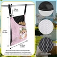 thumbnail image 6 of ZIATUBLE Corgi Clothes Pins Bag Floral Storage Hanging Organizer Stretchy Hanging Can Storage Organizer Pantry Set 2 Pack Large Capacity Clothes Pin Bag to Hang On Line Clothesline Outdoor, 6 of 7