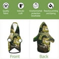 thumbnail image 6 of Fotbe Deep Forest Stone Green Dragon Print Small Dog Sweater Hoodies Pet Grey Hooded Soft Fleece Sweatshirts with Pocket Fall Winter Puppy Cat Sweaters Warm Clothes-XX-Large, 6 of 7