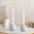 thumbnail image 1 of Feltree Modern Ceramic Candlestick and Aroma Diffuser, Versatile Tabletop Home Decor for Living Room, Bedroom, Entryway, 1 of 8