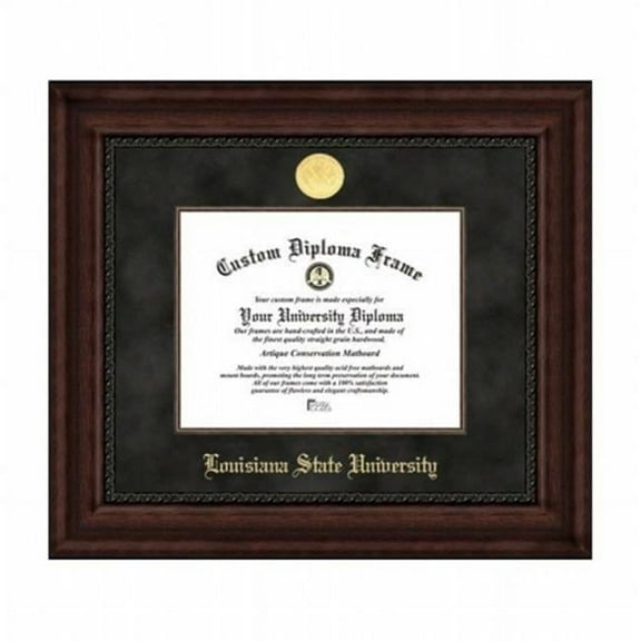 Campusimages LA999EXM Louisiana State University Executive Diploma Frame