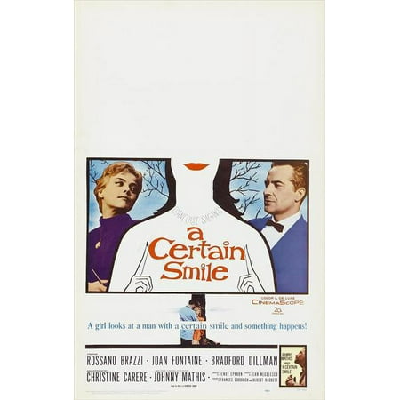 UPC: 0671863507489 | A Certain Smile – movie POSTER (Style A) (11  x 17 ) (1958)