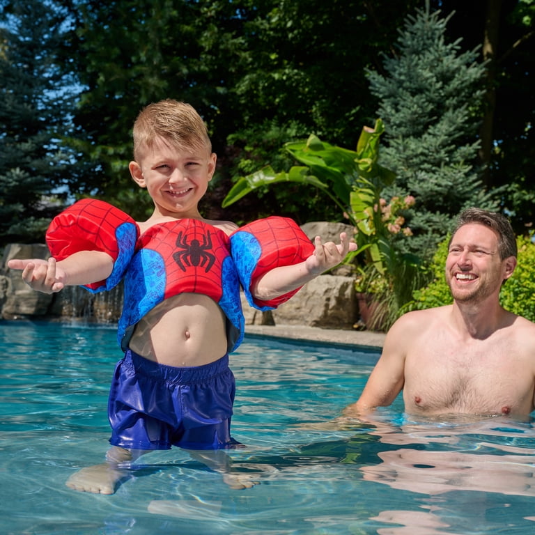 SwimWays Marvel Spider-Man Swim Trainer Kids Life Vest 33-55 lbs