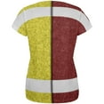 thumbnail image 2 of Fantasy Football Team Maroon and Yellow All Over Womens T Shirt Multi LG, 2 of 2