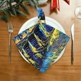 thumbnail image 2 of GZHJMY Van Gogh's Starry Sky Cloth Napkins Set of 1,Reusable Washable Polyester Dinner Table Napkins for Kitchen,Dining,Restaurant,Party Decoration, 2 of 7
