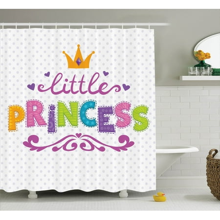 Polka Dot Bathroom Accessories - Teen Girls Decor Shower Curtain Set,