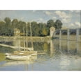 thumbnail image 2 of Claude Monet 24x19 Gold Ornate Framed and Double Matted Museum Art Print Titled - The Argenteuil Bridge (1874), 2 of 4