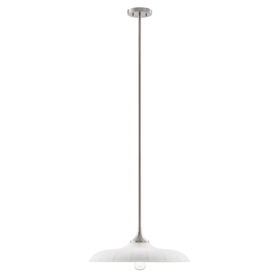 Hadley 1-Light Pendant in Satin Nickel
