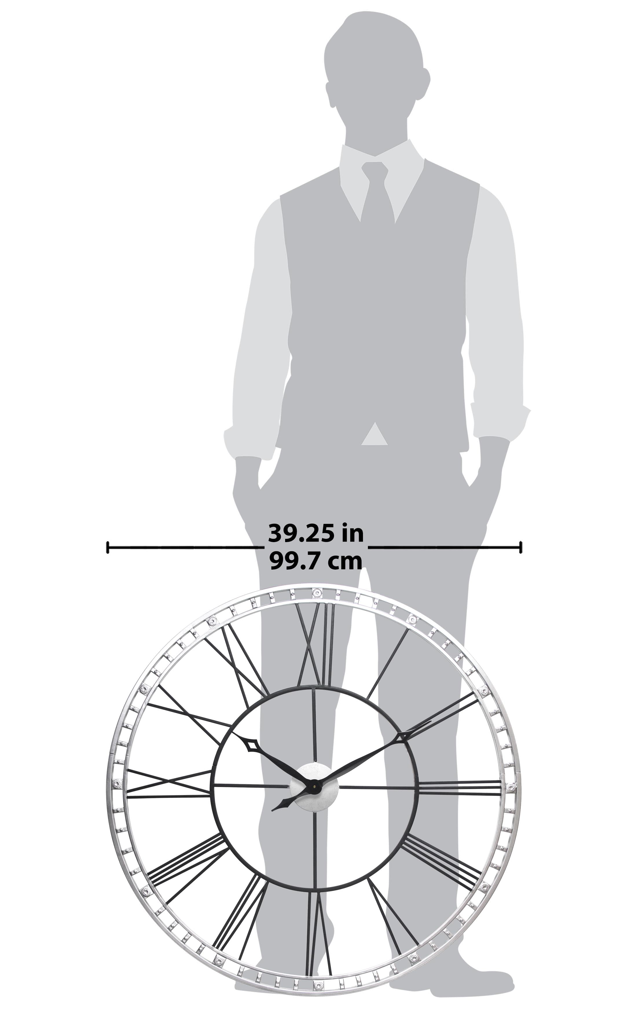 Infinity Instruments The Tower XXL Wall Clock