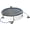 38-Black, variant on One Size 36 inch foldable home circular fitness trampoline with intelligent fitness course APP indoor aerobic jumping training mini trampoline 