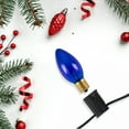 thumbnail image 2 of Pack of 25 Incandescent C9 Blue Christmas Replacement Bulbs, 2 of 6