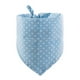 thumbnail image 2 of Greeniant Bufanda de baba para mascotas Linda toalla triangular ajustable para cuello de 25-45 cm Ropa para mascotas Azul claro, 2 of 6
