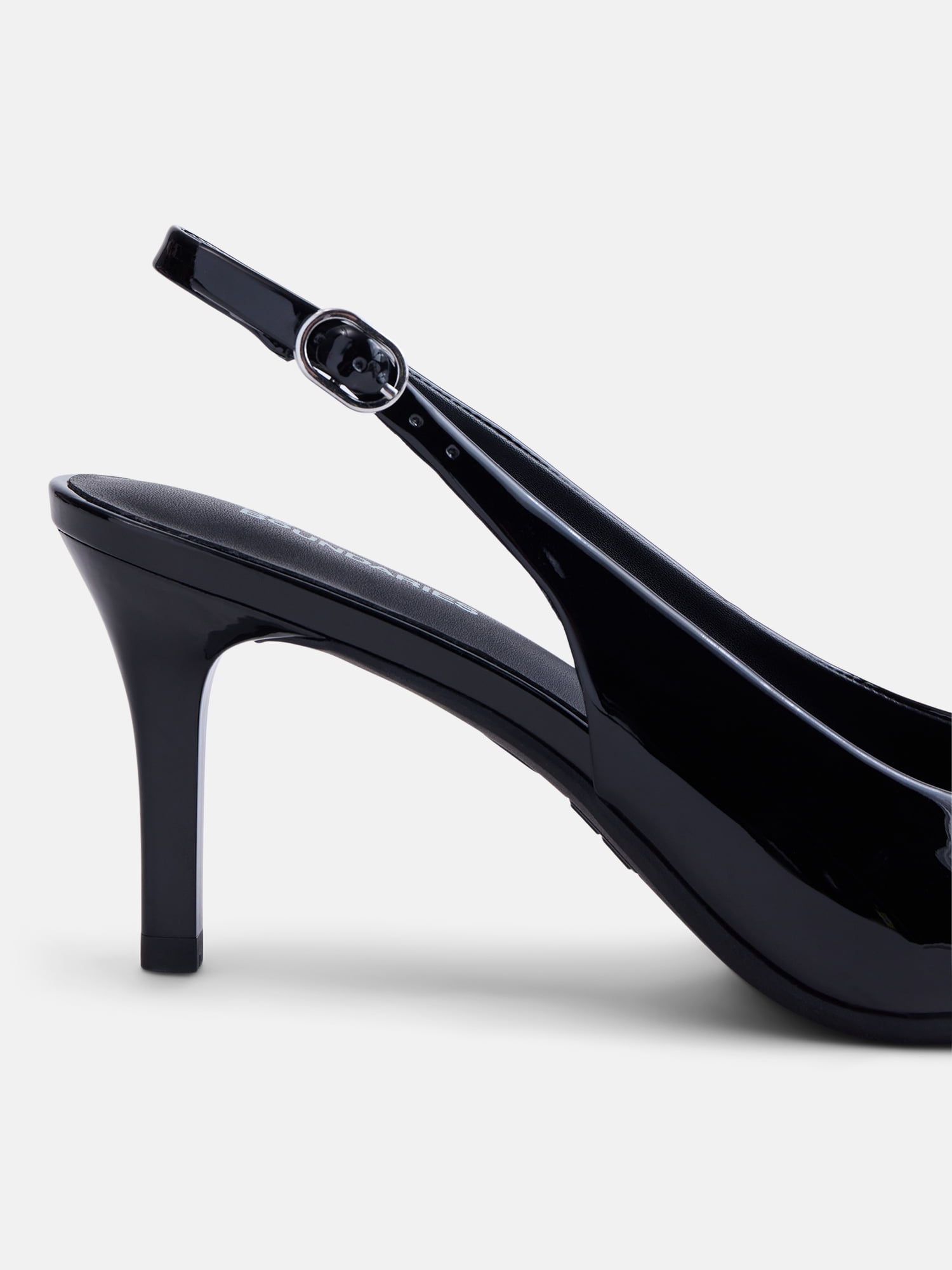 No Boundaries Women's Slingback Peep Toe Heels