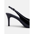 thumbnail image 4 of No Boundaries Women's Slingback Peep Toe Heels, 4 of 6