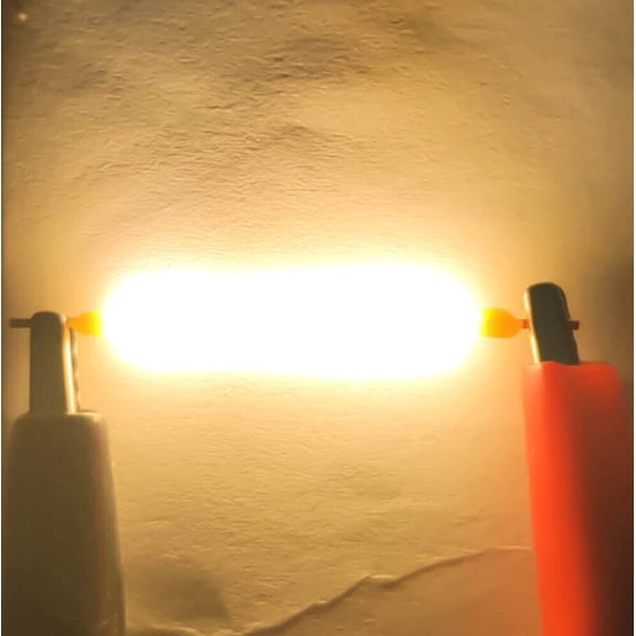 LED Filament Lamp Lights For Edison Bulbs Home Lighting 3V 38/18.5mm 10pcs