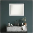thumbnail image 5 of Amanti Art Custom Wall and Bathroom Mirror (26.25 x 32.25 in.), Blanco White Frame, 5 of 7