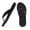 Black, variant on Women's Flip Flops Comfortable Summer Beach Thong Sandals for Women 2025 with Cushion Walking Arch Support Yoga Mat Indoor Outdoor Soles Black Size 7