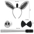 thumbnail image 3 of SJLDQY Carnival Womens Donkey Dress Up Sexy Headwear Accessories Outfits Party Stage Performance Clothes Set, 3 of 6