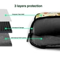 thumbnail image 4 of Lsque Colorful Cartoon Snail Pattern Laptop Bag – Portable & Slim Single-Shoulder Computer Case with Adjustable Strap, Protective, Lightweight for 13”/14”/15.6” Laptops, 4 of 8