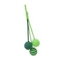 thumbnail image 1 of Pelota de sisal para gatos, ideal como regalo, para ejercitar, entretener, resistente al desgaste, protege el suelo del sofá, juguete interactivo para Verde, 1 of 9